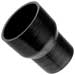 Black Silicone Hose, 3 3/4 x 2 3/4 inch ID Straight Reducer