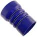 Blue Silicone 350F CAC Reducer Hose, 4.00 x 3.50" ID, 6" L