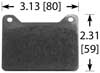 Wilwood 7912 Brake Pad, Wilwood Powerlite, PL2R/ST