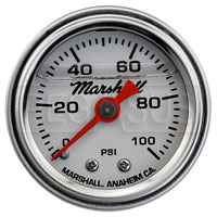 100psi Fuel Pressure Gauge 1/8 NPT Male