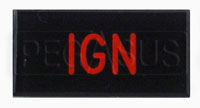 Dash Badge Identification Plate (Ign)