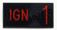 Dash Badge Identification Plate (Ign1)