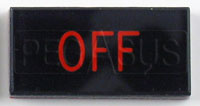 Dash Badge Identification Plate (Off)