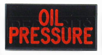 Dash Badge Identification Plate (Oil Pressure)