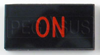 Dash Badge Identification Plate (On)