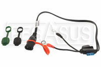 Optimate Cable, M6/M8 Rings to 2-pin Quick Disconnect SAE