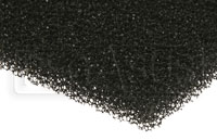 Air Filter Foam Sheet, Black (30 PPI Coarse), 12 x 24 x 3/8