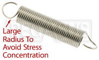 Throttle Return Spring- 2.00" x 0.375" x 0.037"