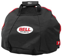 Bell v.16 Fleece-Lined Helmet Bag, Black with Red Trim