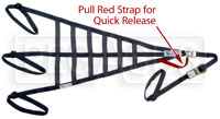 SFI 37.1 Kevlar Cage Net, Long