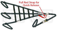 SFI 37.1 Kevlar Cage Net, Short