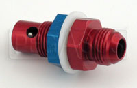 Fuel Cell Vent Check Valve, 8AN Bulkhead Fitting