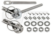 Slide Type Captive Hood Pin Assembly- Set of 2