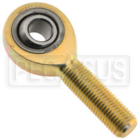 Aurora Oversize Shank Carbon Steel Male Rod End, PTFE Lined