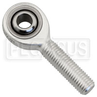 Oversize Shank Carbon Steel Male Rod End, PTFE, Small Head