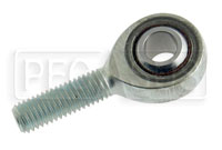 Alloy Steel Metric Rod End, Male Threaded Shank, PTFE Lined