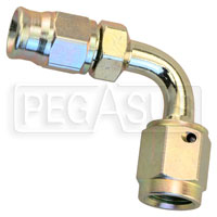 90 degree 3AN Hose End for Size 3 PTFE Brake Hose