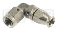 Forged Stainless 90 degree 3AN Hose End for -3 PTFE Hose