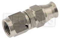 Stainless Straight 4AN Hose End for -4 Size PTFE Hose