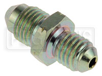 Male 10 x 1.5mm Metric Convex Seat to 4AN Male, Steel