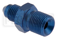 Male 12 x 1.0mm Metric Concave Seat to 3AN Male, Aluminum