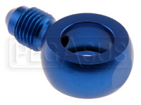 4AN Male to 14mm or 9/16" Single Banjo Adapter, Aluminum