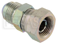 Female 18 x 1.5mm Metric Convex Seat to 8AN Male, Steel