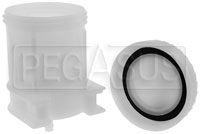 Large Brake Fluid Reservoir, Single 5/16 Push-On