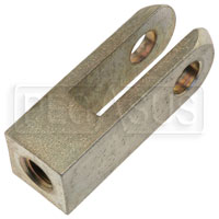 Steel Clevis for 5/16-24 Master Cylinder Pushrod, 5/16" Hole