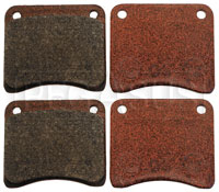 MSE Grab Racing Brake Pads, FF, LD19 (CP2195, Gem)