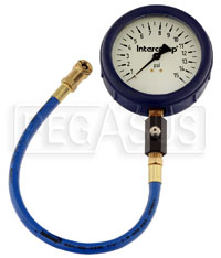 Intercomp 4 inch Glow in Dark Tire Pressure Gauge, 0-15 psi