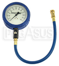 Intercomp 4 inch Glow in Dark Tire Pressure Gauge, 0-60 psi