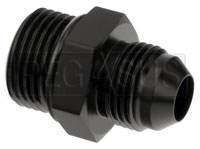 AN920 AN Male to O-Ring Boss Adapter - Straight, Black