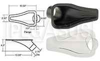 Medium NACA Duct (1 Outlet), for 3" Hose