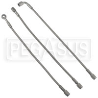 Pre-Assembled Size 3 Braided PTFE Racing Hoses