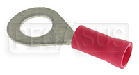Terminal, 22-18 Gauge Red 1/4" Ring
