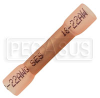 Adhesive Lined Heat Shrink Butt Splice Terminal, 22-18 Gauge