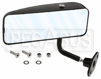 SPA FIA GP3 Mirror, Black Nylon, Flat Lens - Left Hand