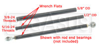 Aluminum Kart Tie Rod - specify size & length