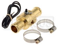 Inline Temp Gauge Adapter for 3/4" Hose, 1/8 NPT Female