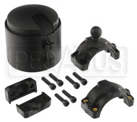 2 5/8" Gauge Mount, Roll Pod for 1.5" Roll Cage, Black
