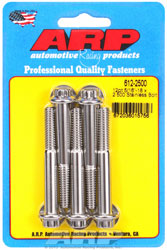 ARP 5/16-18 x 2.500 Stainless Steel Bolt, 12 Pt Head, 5-pk