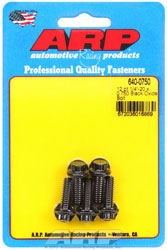 ARP 1/4-20 x 0.750 Black Oxide Bolt, 12 Point Head, 5-Pack