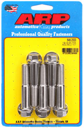 ARP 1/2-13 x 2.500 Stainless Steel Bolt, Hex Head, 5-Pack