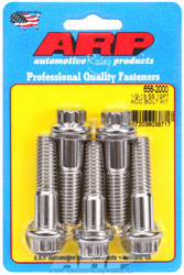 ARP 1/2-13 x 2.000 Stainless Steel Bolt, 12-Point Head, 5-Pk