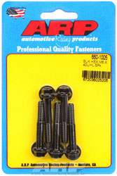 ARP M6 x 1.00 x 40 Hex Head Black Oxide Bolt, 5-Pack