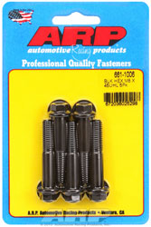 ARP M8 x 1.25 x 45 Hex Head Black Oxide Bolt, 5 Pack