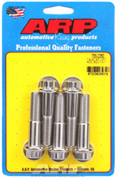 ARP 1/2-20 x 2.250 Stainless Steel Bolt, 12 Point Head, 5-Pk
