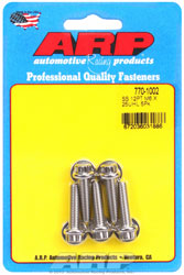 ARP M6 x 1.00 x 25 12-Point Head Stainless Steel Bolt, 5-Pk