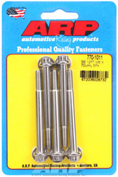 ARP M6 x 1.00 x 70 12-Point Head Stainless Steel Bolt, 5-Pk